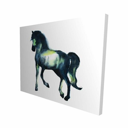 FONDO 16 x 20 in. Elegant Horse-Print on Canvas FO2777226